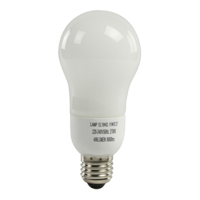 Spaarlamp GLS peertje E27 11W Warm wit