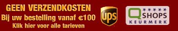 Geen verzendkosten boven � 100