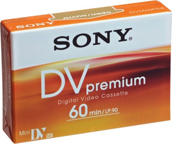 Sony Premium Mini DV tape 60 minuten