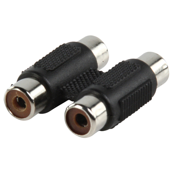 Adapter plug 2x RCA kontra stekker 2x RCA kontra stekker