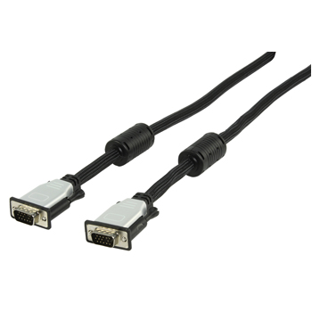 High-End VGA monitor kabel met aluminium pluggen 1,80 m