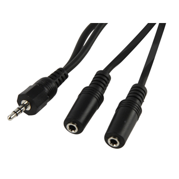 Jack split kabel basic 0,2/5,0 meter