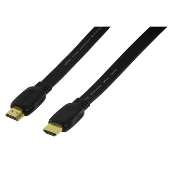 HDMI 1.4 flatcable verguld [diverse lengtes]