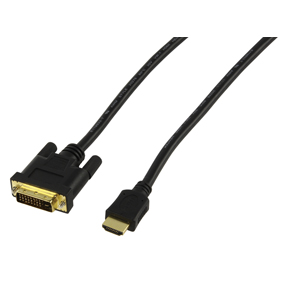 HDMI - DVI kabel verguld [diverse lengtes]