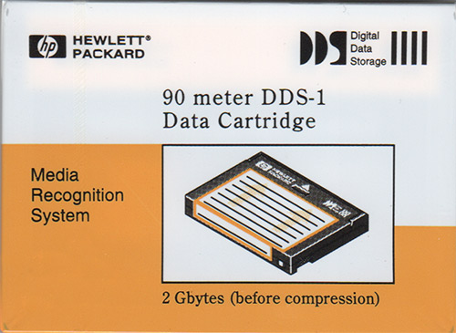HP DAT 90 meter DDS-1 cassette