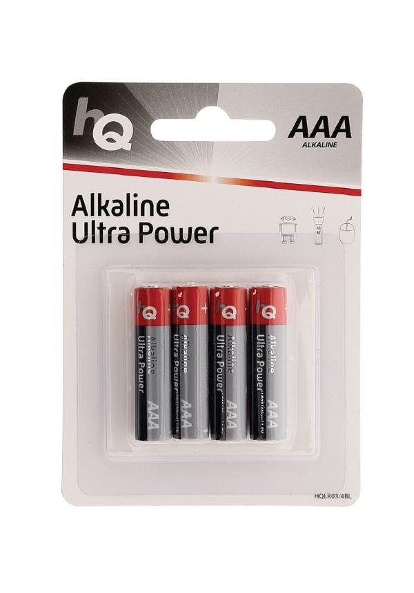 AAA Batterijen, 4 stuks in blister