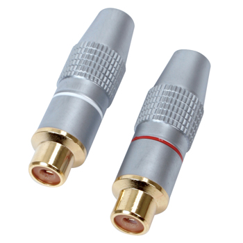 High end RCA audio sockets (2x)