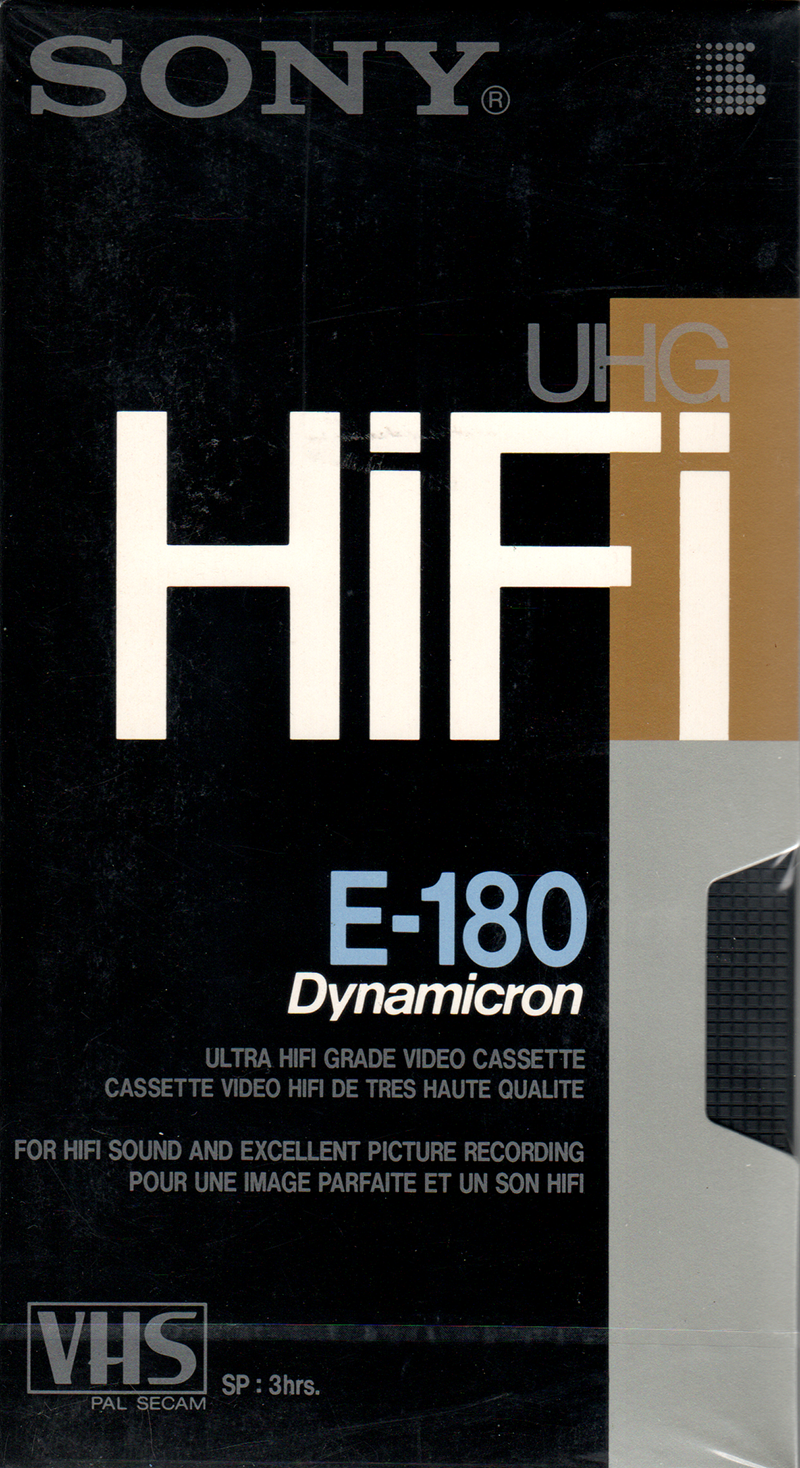 Sony VHS videoband UHG HiFi 180 (3 uur)