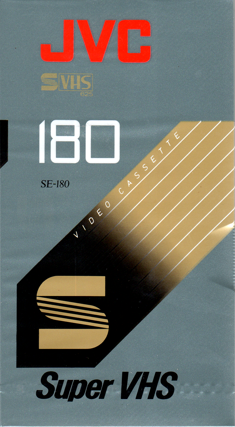 JVC S-VHS videoband Super VHS SE-180 (3 uur)