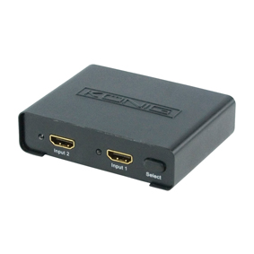 HDMI switch met versterker 2-poorts