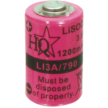Lithium Thionyl Chloride batterij 3,6V