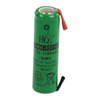 Accu voor o.a. scheerapparaten en videorecorders (1.2V 1100 mAh)...