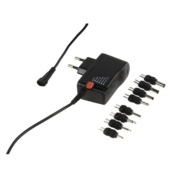 Universele adapter 230 3-12 V + 8 pluggen