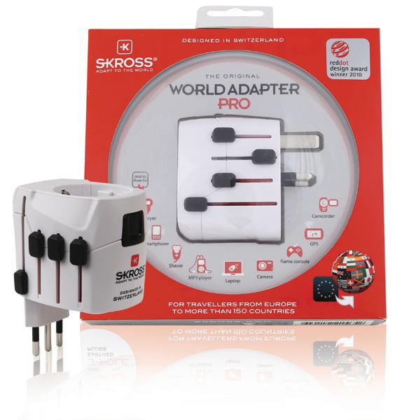 World travel adapter PRO