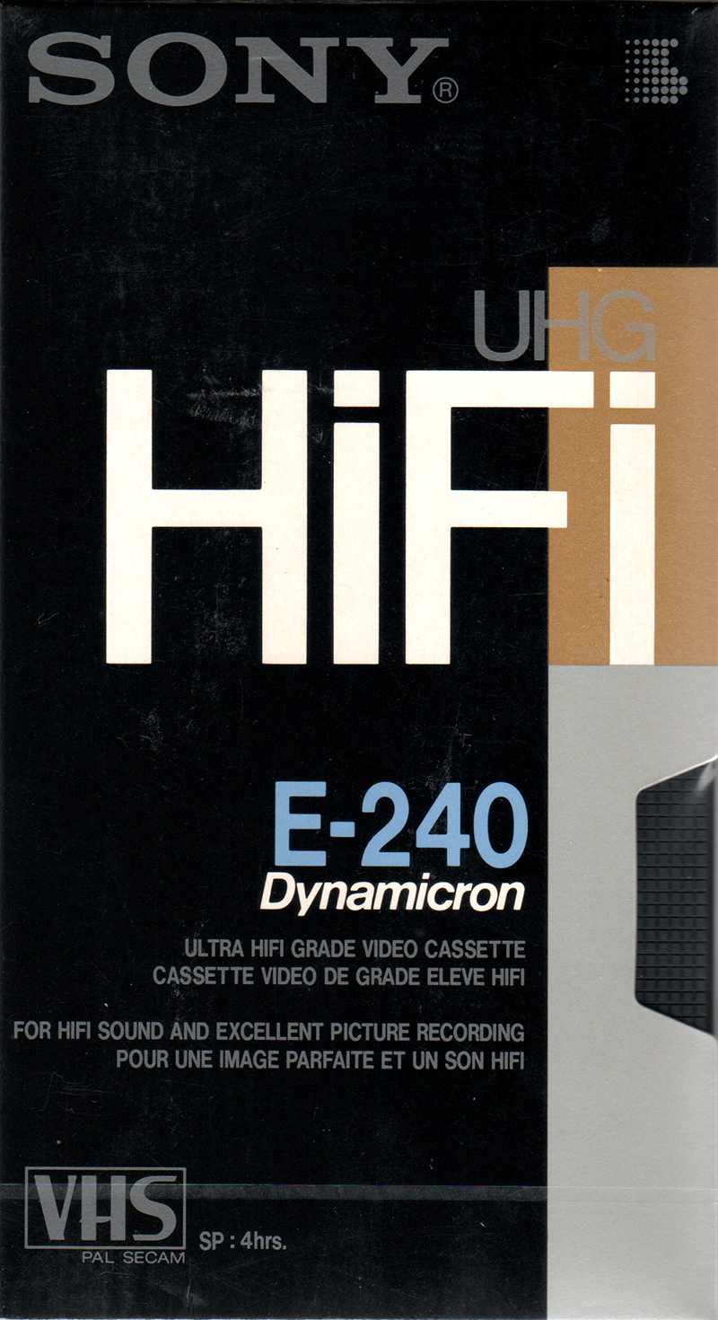 Sony VHS videoband UHG HiFi 240 (4 uur)