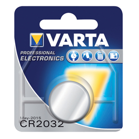 Batterij Varta knoopcel CR2032 lithium