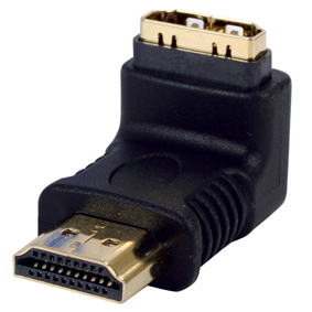 Haakse HDMI adapter verguld