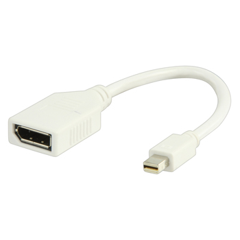 Mini DisplayPort DisplayPort adapter 0,20 m wit
