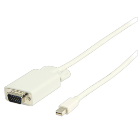 Mini DisplayPort VGA kabel 2,00 m wit