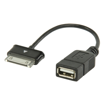 USB 2.0 A Samsung 30-pin OTG datakabel 0,20 m