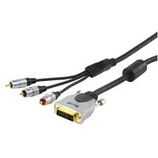Extra hoge kwaliteit DVI naar Component kabel 20m