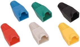 RJ45 hulzen voor netwerkkabels in diverse kleuren (10 stuks) 