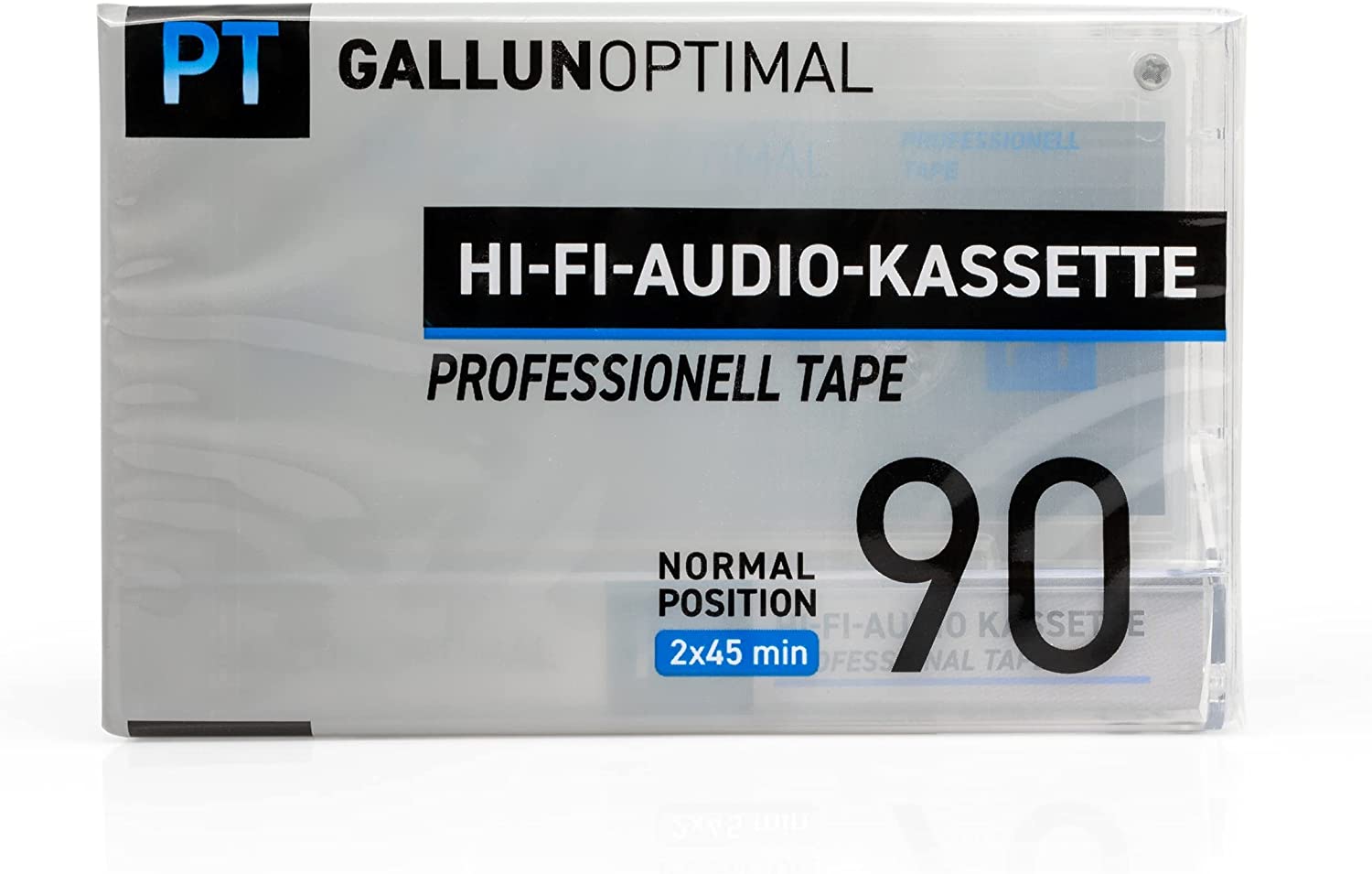 GallunOptimal audiocassettes 5 stuks 90 minuten PT90