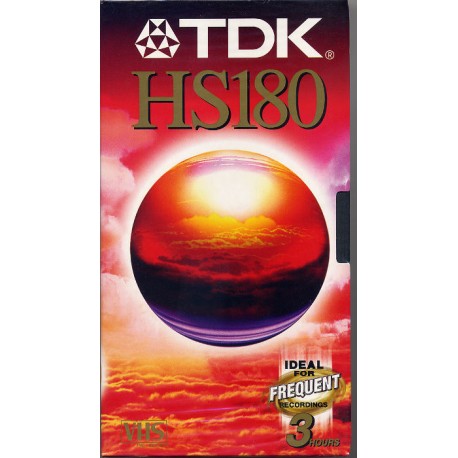 VHS videoband E180 (3 uur, 1 band)