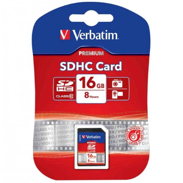 16GB SDHC kaart class 10