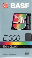 BASF VHS videoband E300 Extra Quality (5 uur)