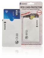 Bankpasbeschermer, veilig opbergen van bankpassen met RFID contactloos betalen (2 stuks)
