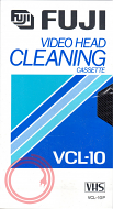 Fuji VHS video head cleaning cassette