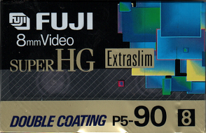 Fuji Video8 cassette P5-90 (Video 8, geschikt voor Hi8)