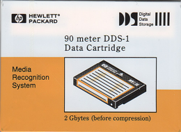 HP DAT 90 meter DDS-1 cassette