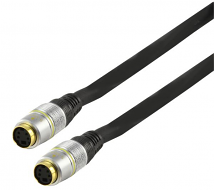 S-video kabel 24K pluggen 1.5m