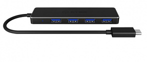4 Poorten Hub USB 3.0 Zwart