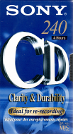 Sony VHS videoband CD 240 (4 uur)
