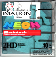 Diskettes 10 pack 1.44MB HD geformatteerd, gekleurd