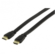 Platte vergulde basic HDMI 1.3 kabel [1,5/2,5m]