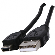 USB 2.0 naar mini USB-B kabel 1,8m