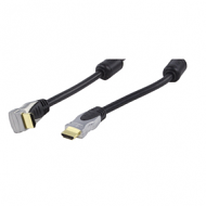 Extra hoge kwaliteit HDMI 1.3 kabel met haakse connector [diverse lengtes]