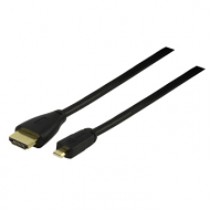 HDMI naar micro HDMI type D kabel verguld (HDMI 1.4) [1,5/2.0m]