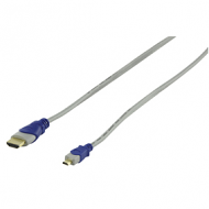 HDMI naar micro HDMI kabel deluxe (HDMI 1,4m) [1,5/2m]