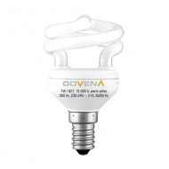 Govena spiraalvormige spaarlamp warm wit E14 OP=OP