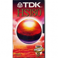 VHS videoband E180 (3 uur, 1 band)