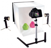 Mini fotostudio incl. meerdere achtergrondkleuren