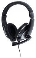 Gesloten headset zwart 